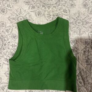 Green Crop Top